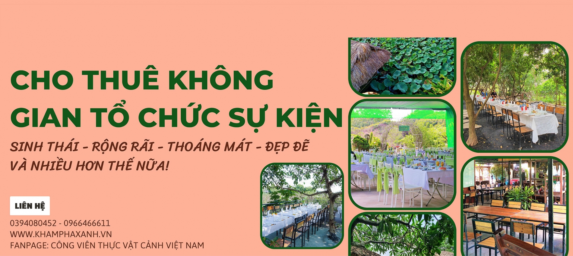 Dịch vụ cho thuê địa điểm tổ chức sự kiện